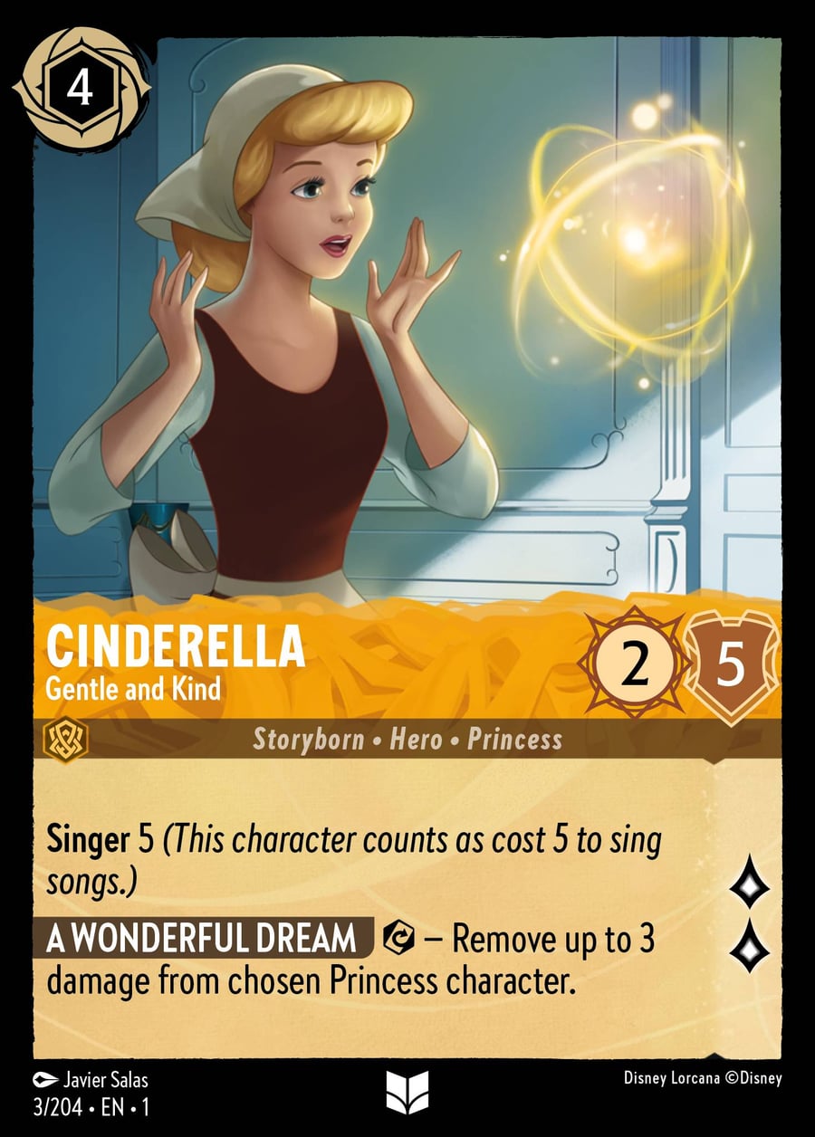 Cinderella - Gentle and Kind card art