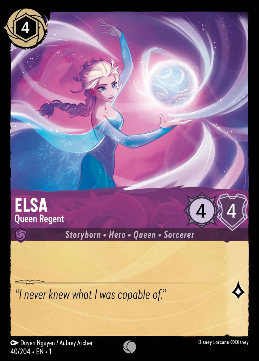 Elsa - Queen Regent card art