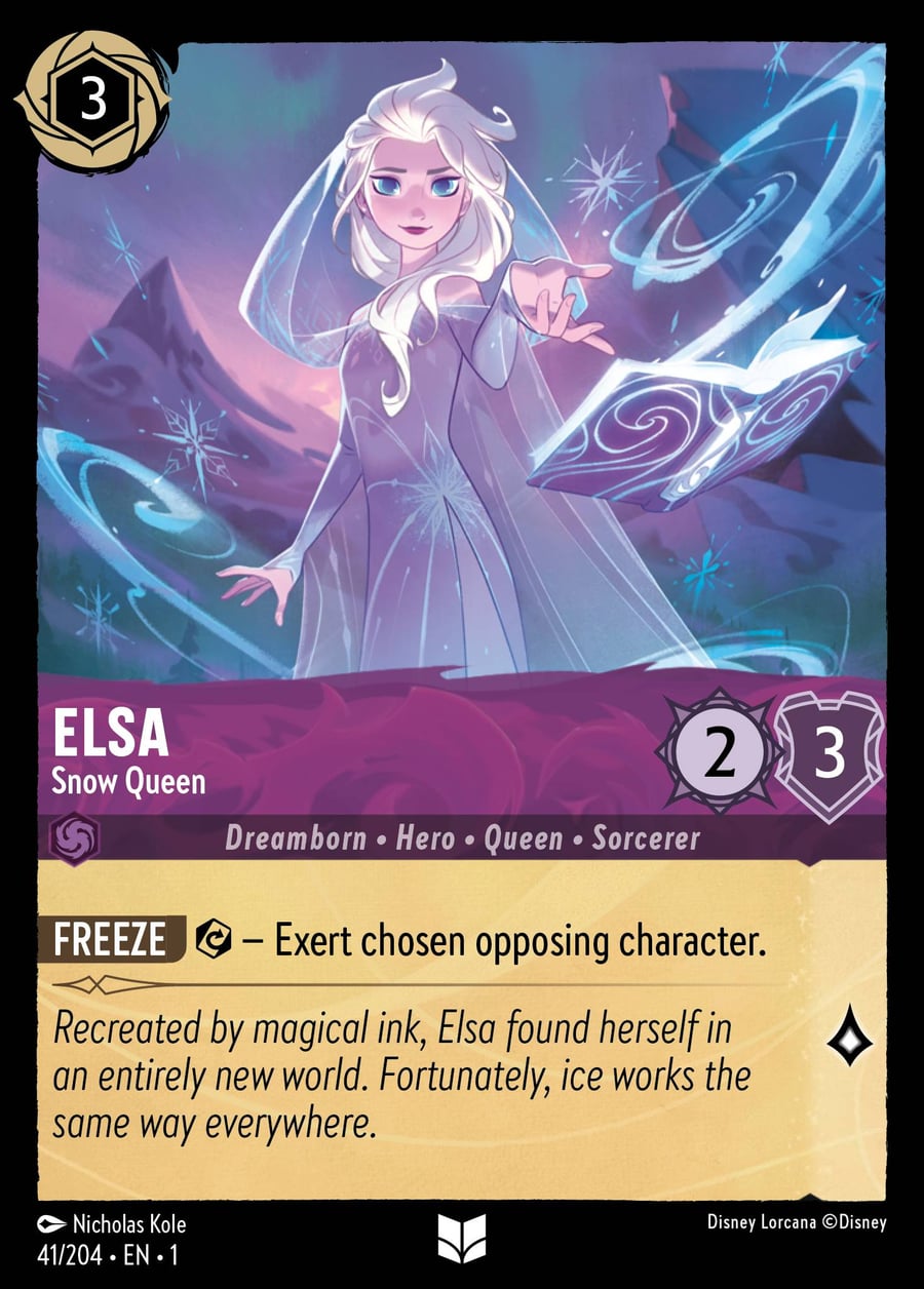 Elsa - Snow Queen card art