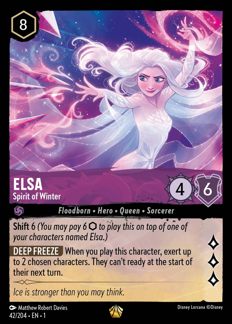 Elsa - Spirit of Winter card art