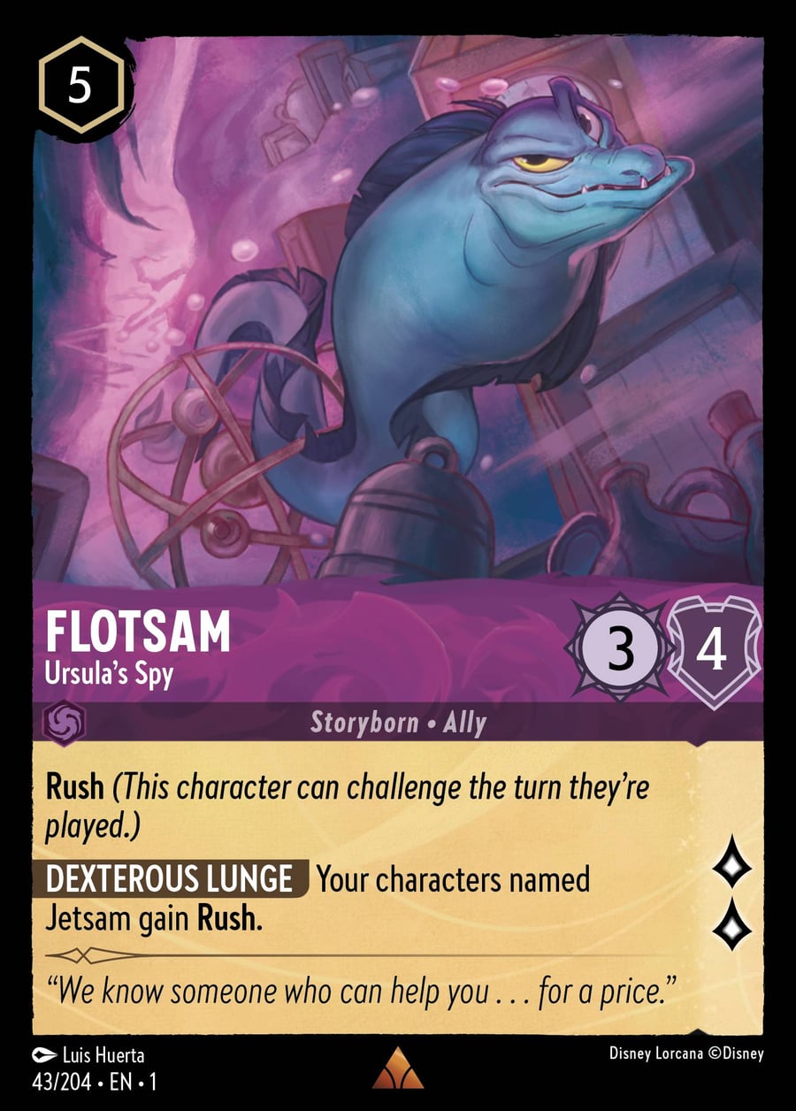 Flotsam - Ursula’s Spy card art