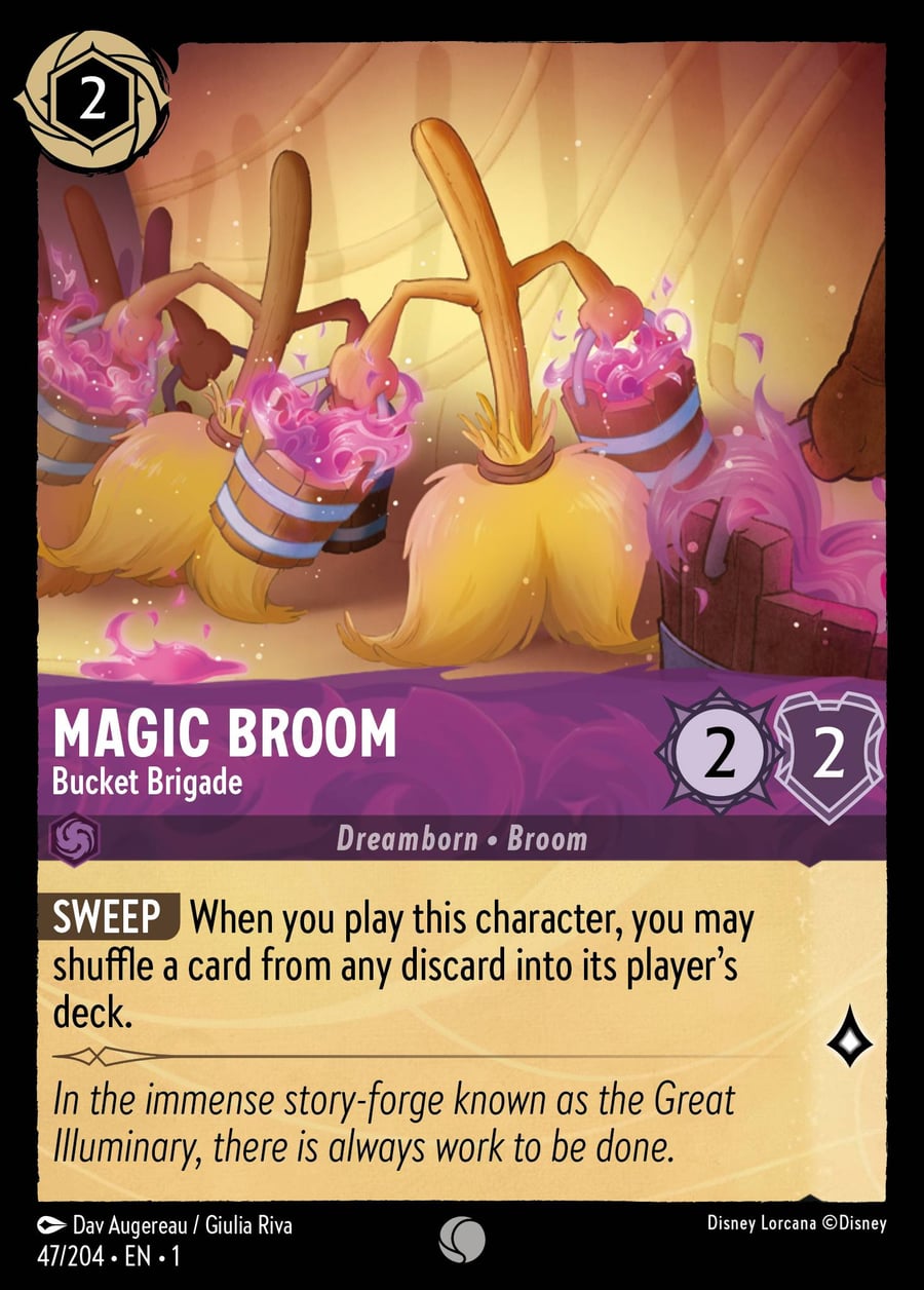 Magic Broom - Bucket Brigade card art