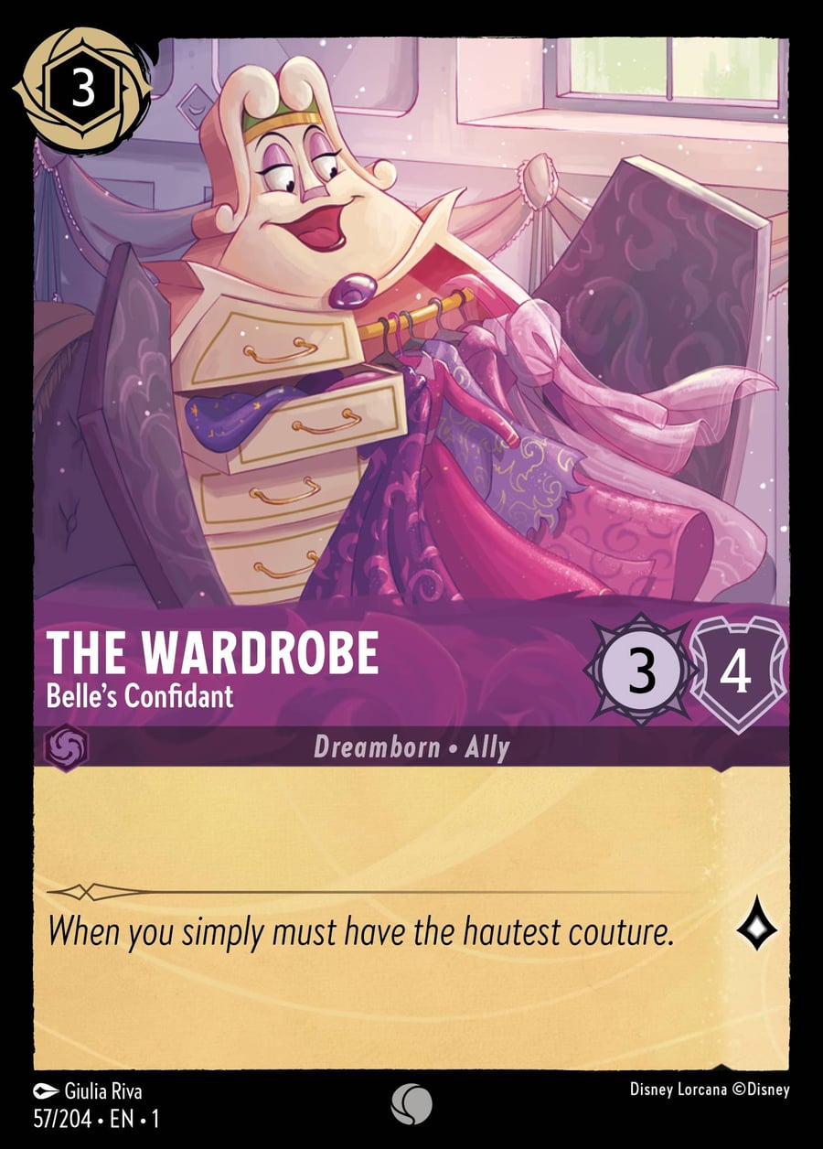 The Wardrobe - Belle’s Confidant card art