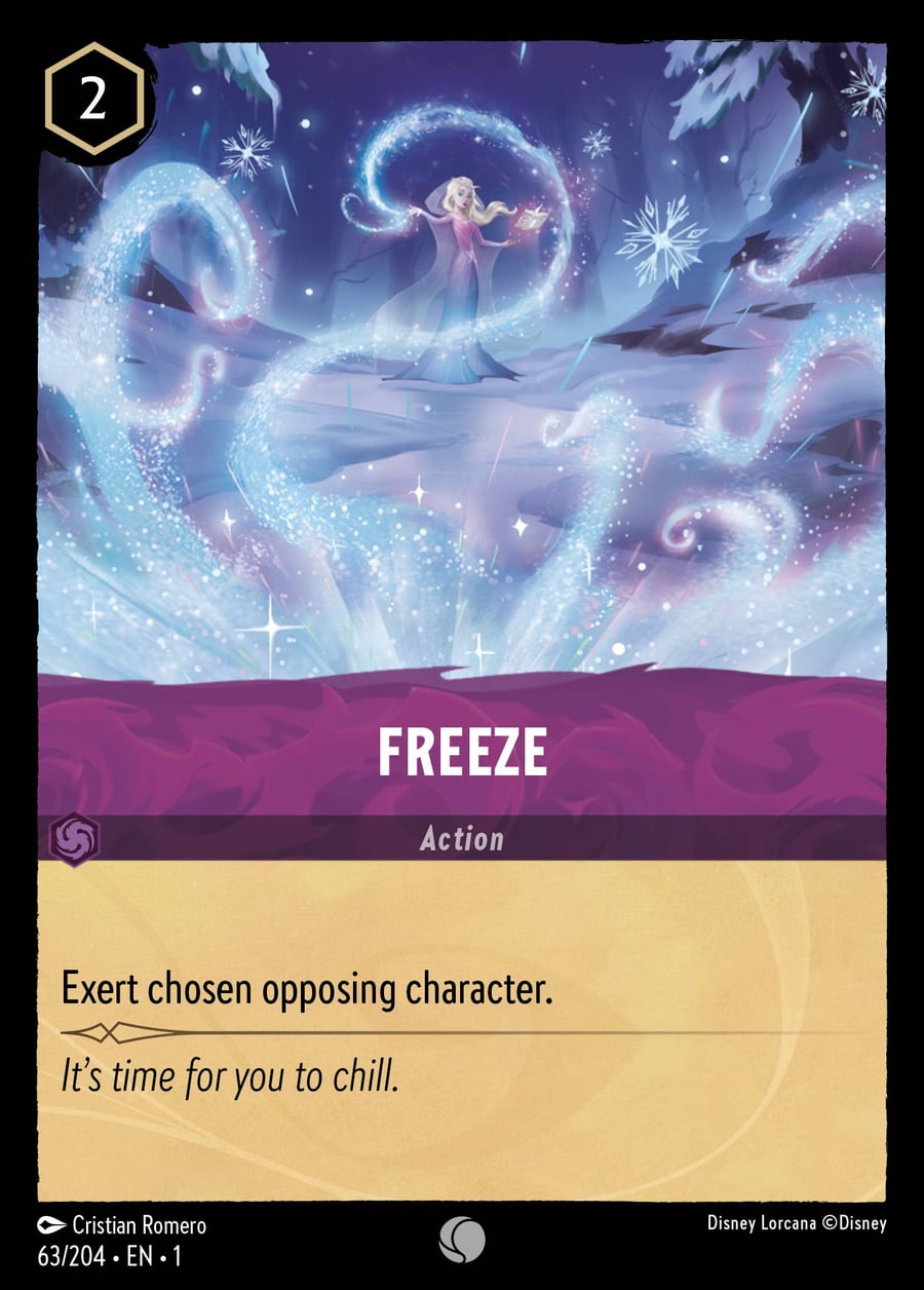 Freeze card art
