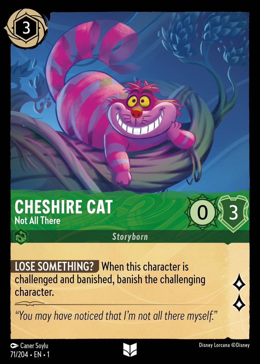 Cheshire Cat - Not All There card art