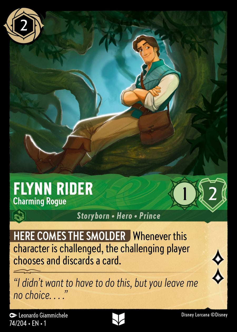 Flynn Rider - Charming Rogue card art