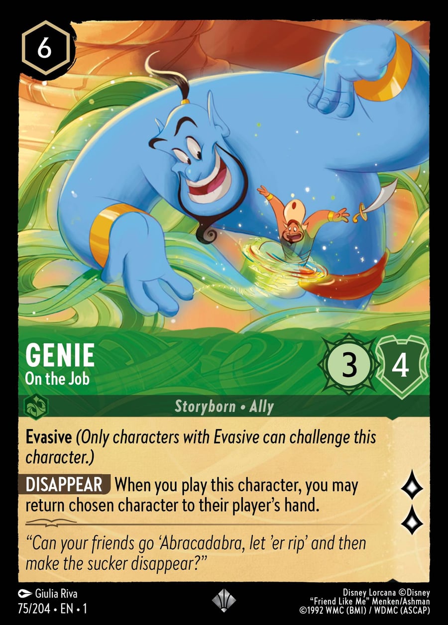 Genie - On the Job card art