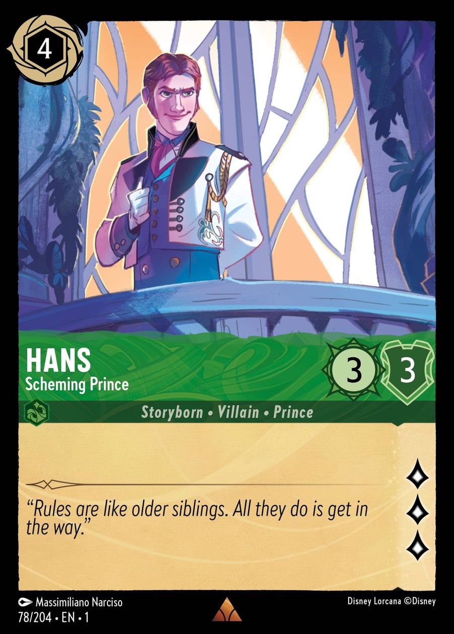 Hans - Scheming Prince card art