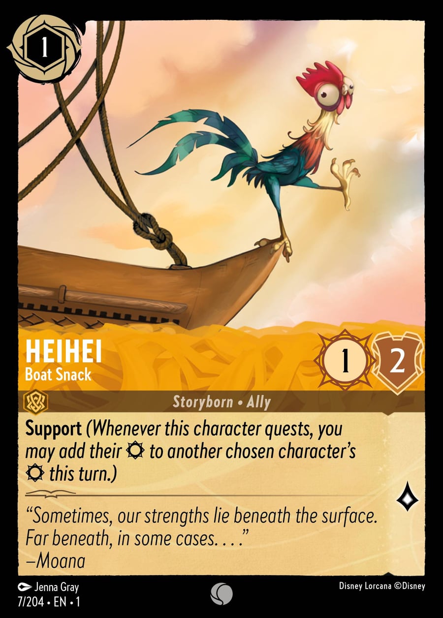 HeiHei - Boat Snack card art