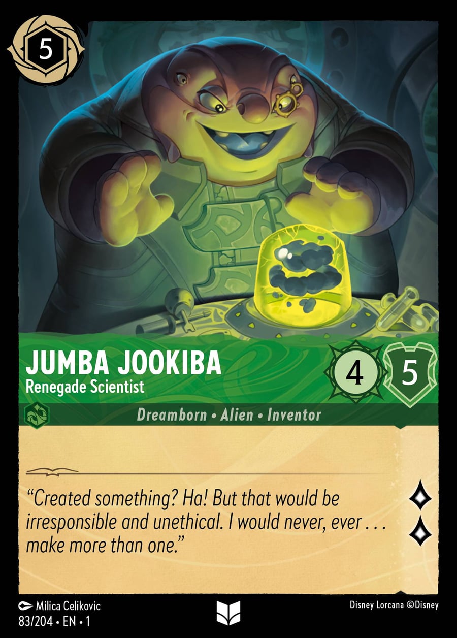 Jumba Jookiba - Renegade Scientist card art