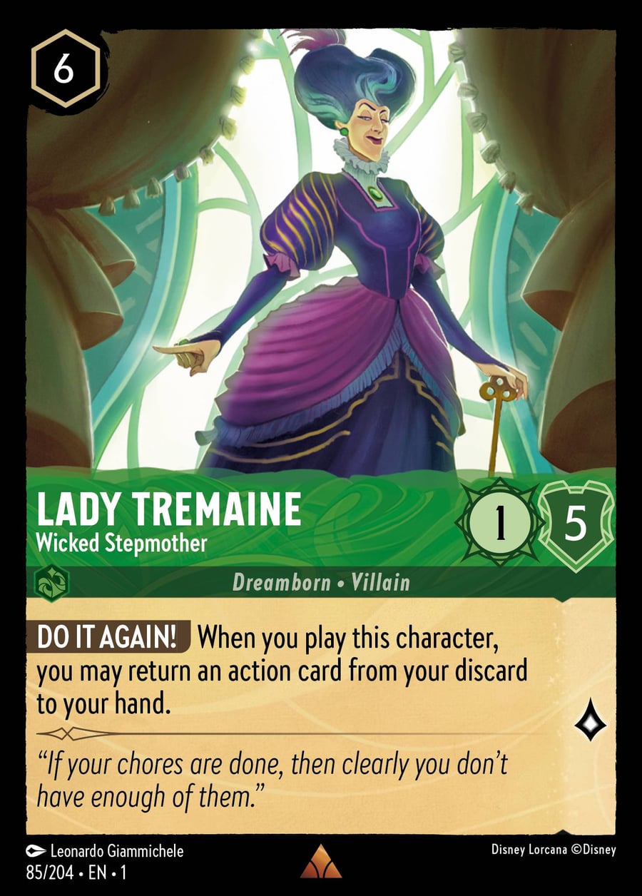 Lady Tremaine - Wicked Stepmother card art