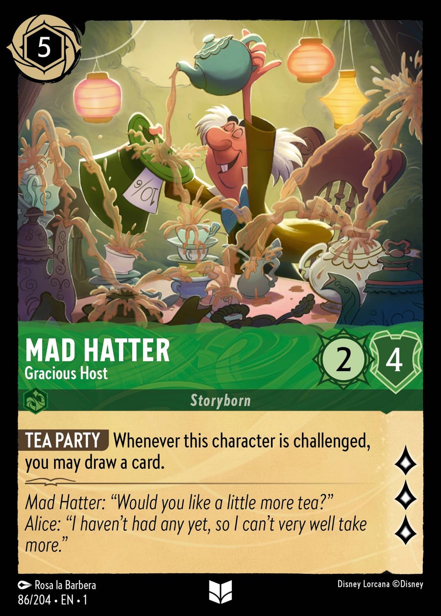 Mad Hatter - Gracious Host card art