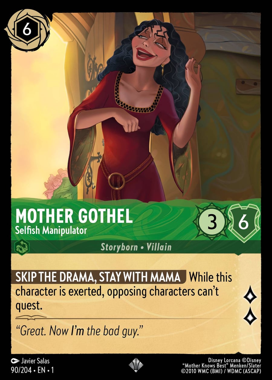 Mother Gothel - Selfish Manipulator card art