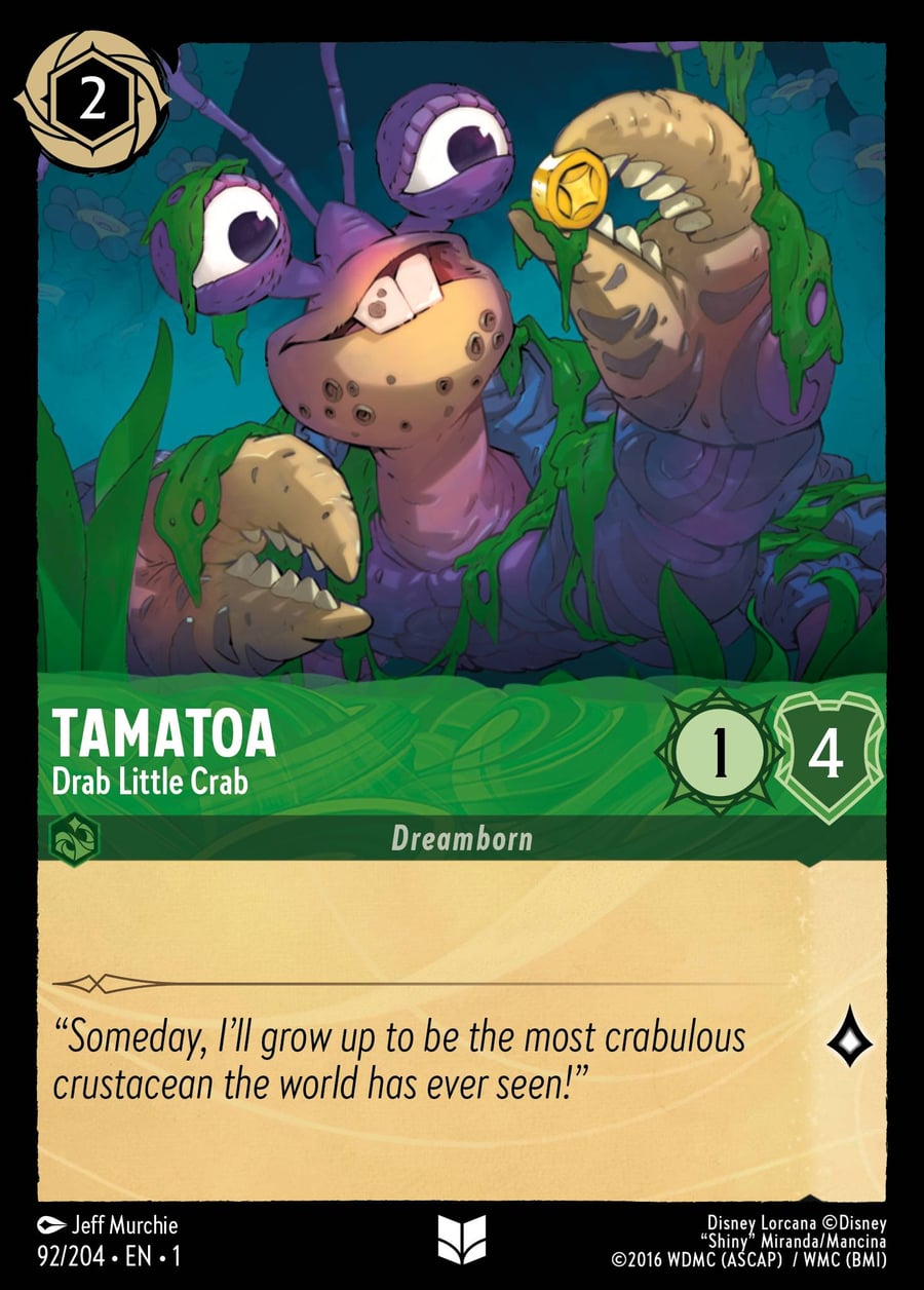 Tamatoa - Drab Little Crab card art
