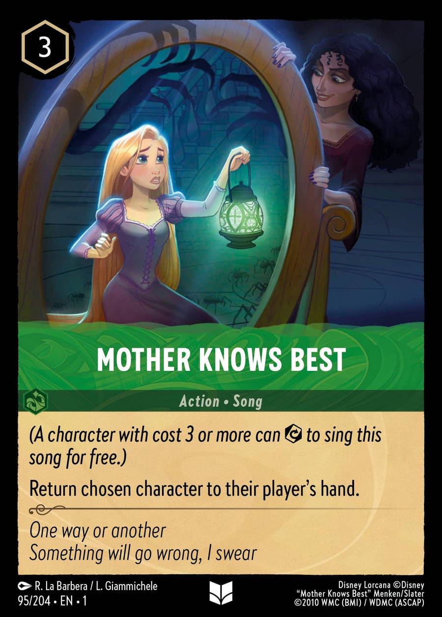 Mother Knows Best card art
