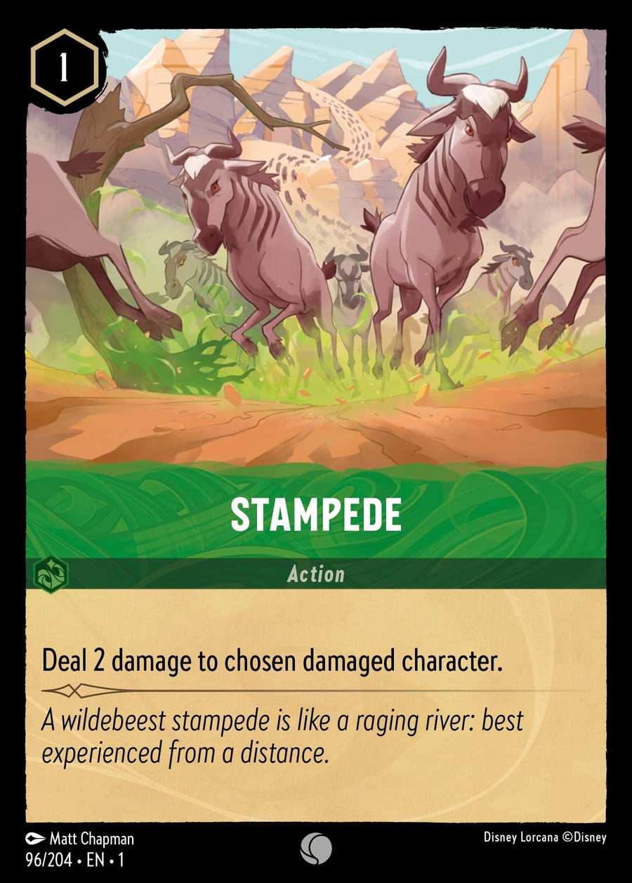 Stampede card art