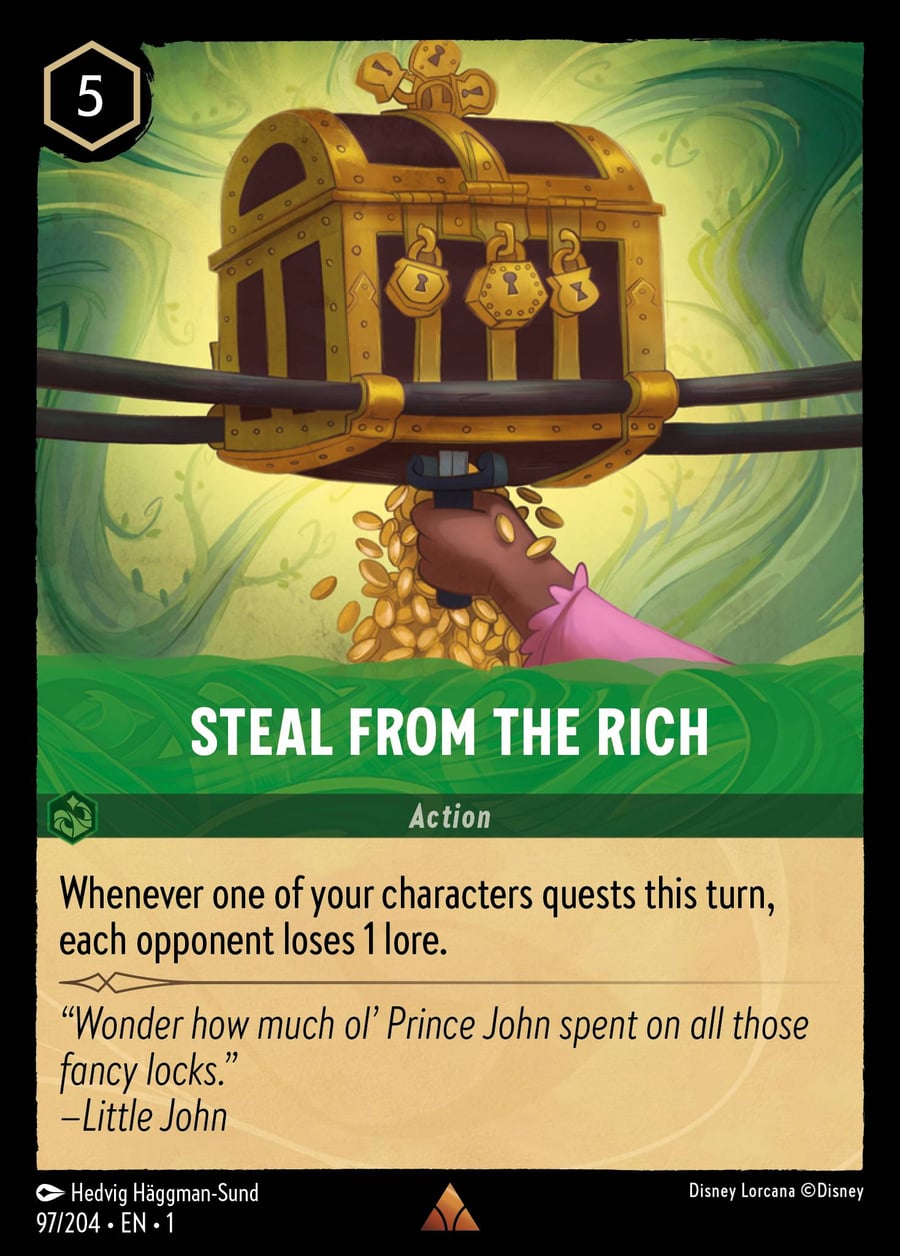 Steal from the Rich card art