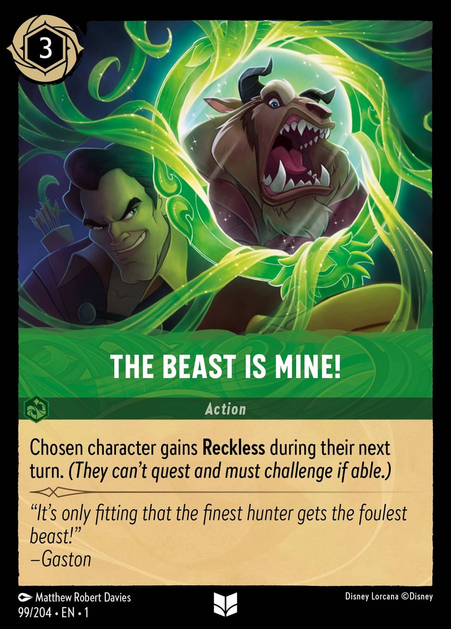 The Beast is Mine! card art
