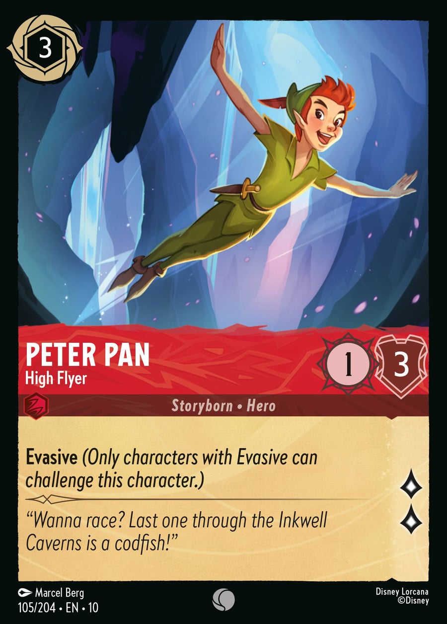 Peter Pan - High Flyer card art