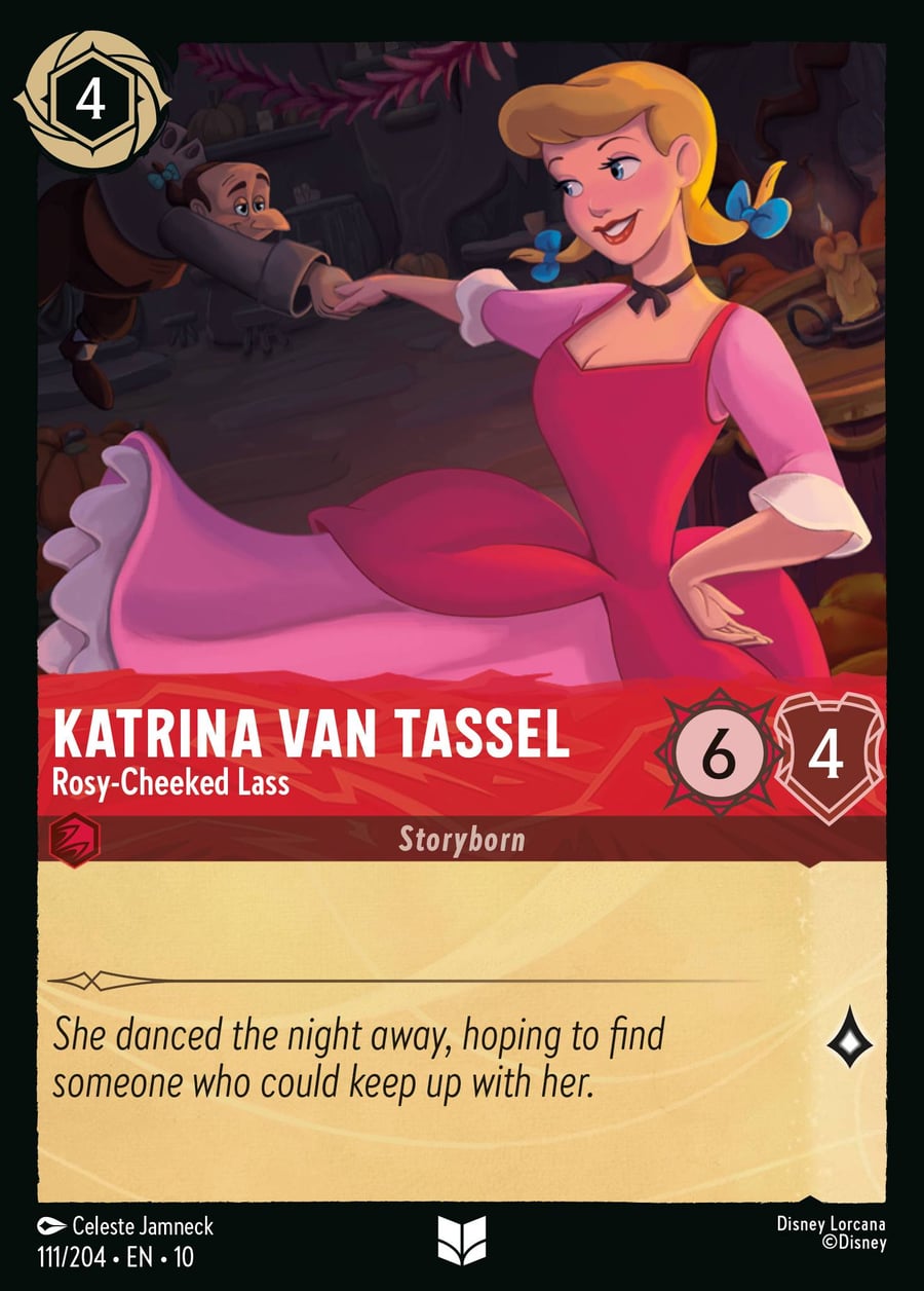 Katrina Van Tassel - Rosy-Cheeked Lass card art