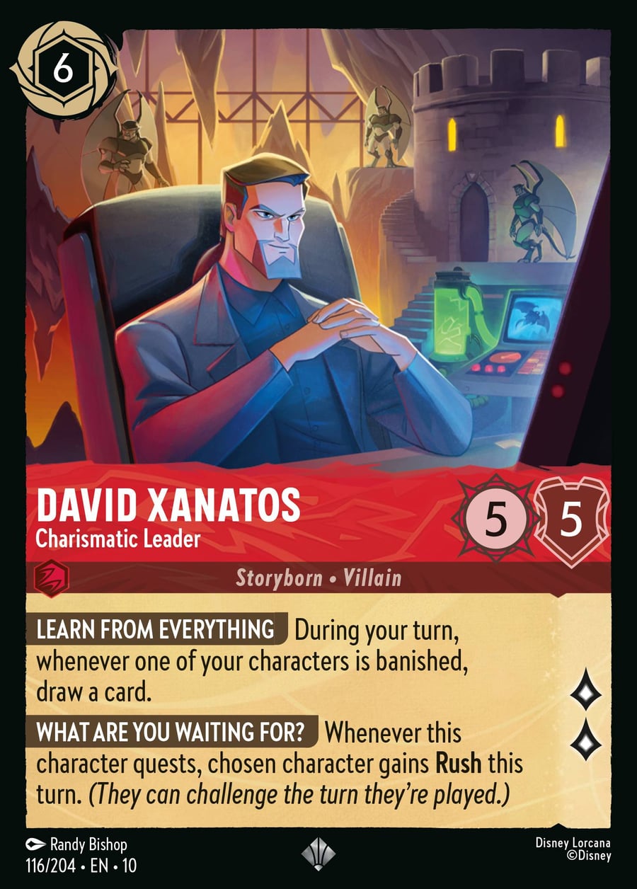 David Xanatos - Charismatic Leader card art