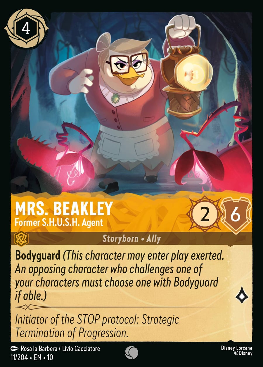 Mrs. Beakley - Former S.H.U.S.H. Agent card art
