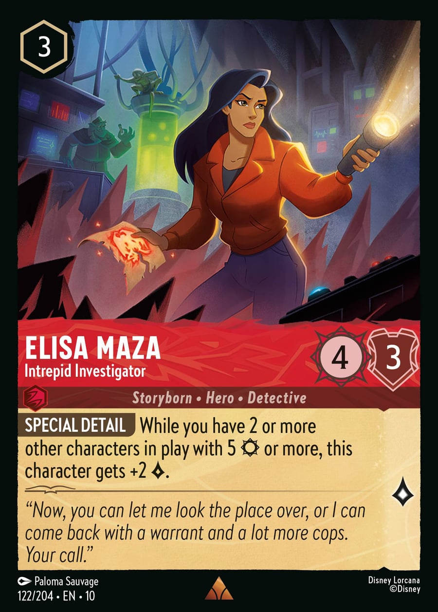 Elisa Maza - Intrepid Investigator card art