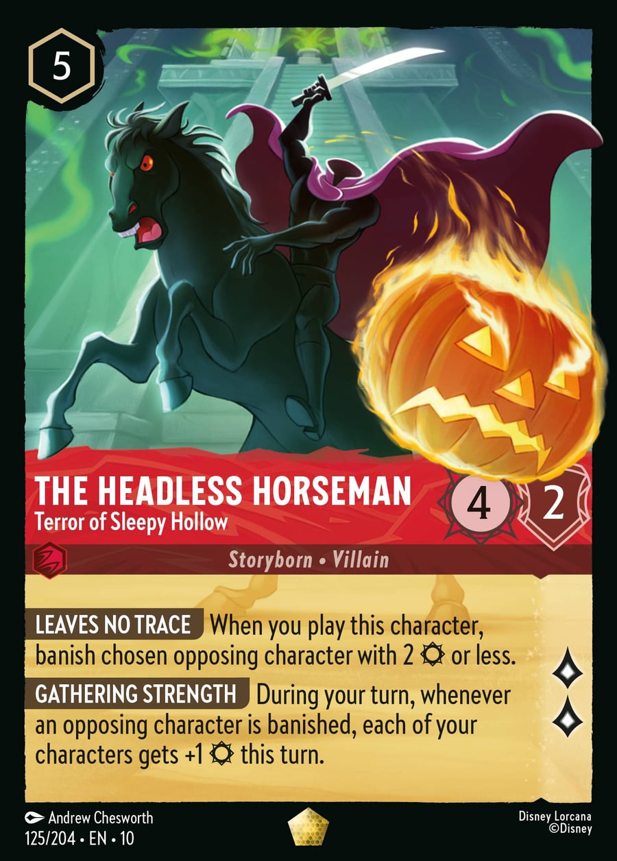 The Headless Horseman - Terror of Sleepy Hollow card art