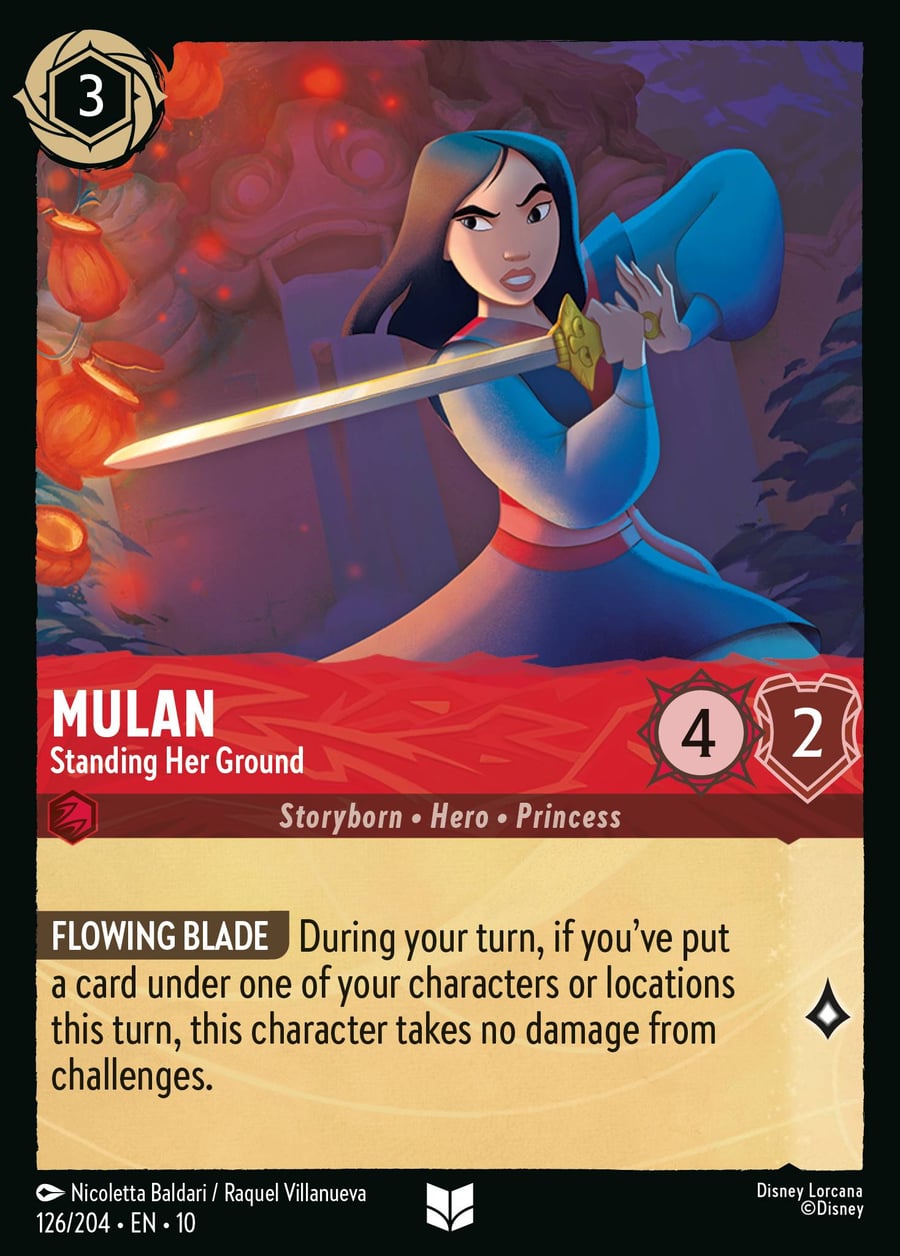Mulan - Standing Her Ground card art