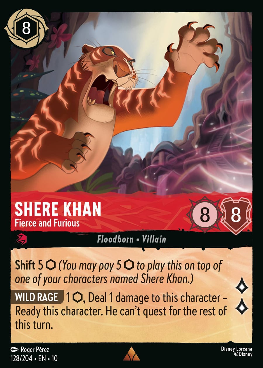 Shere Khan - Fierce and Furious card art