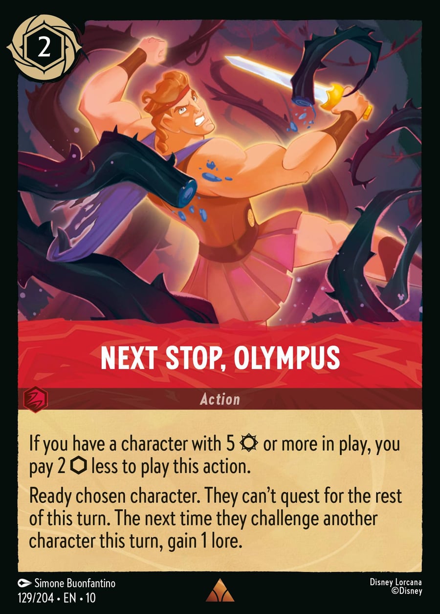 Next Stop, Olympus card art