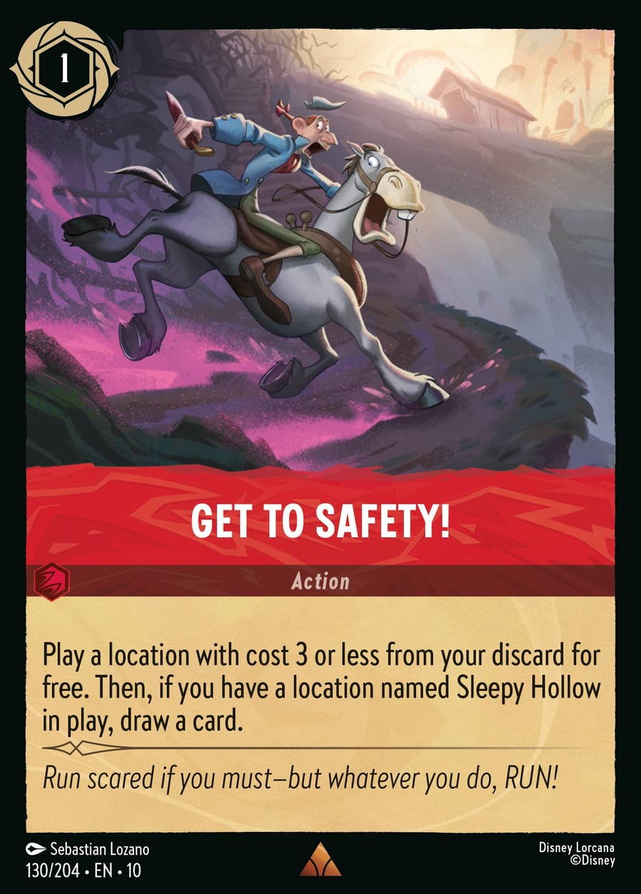 Get to Safety! card art