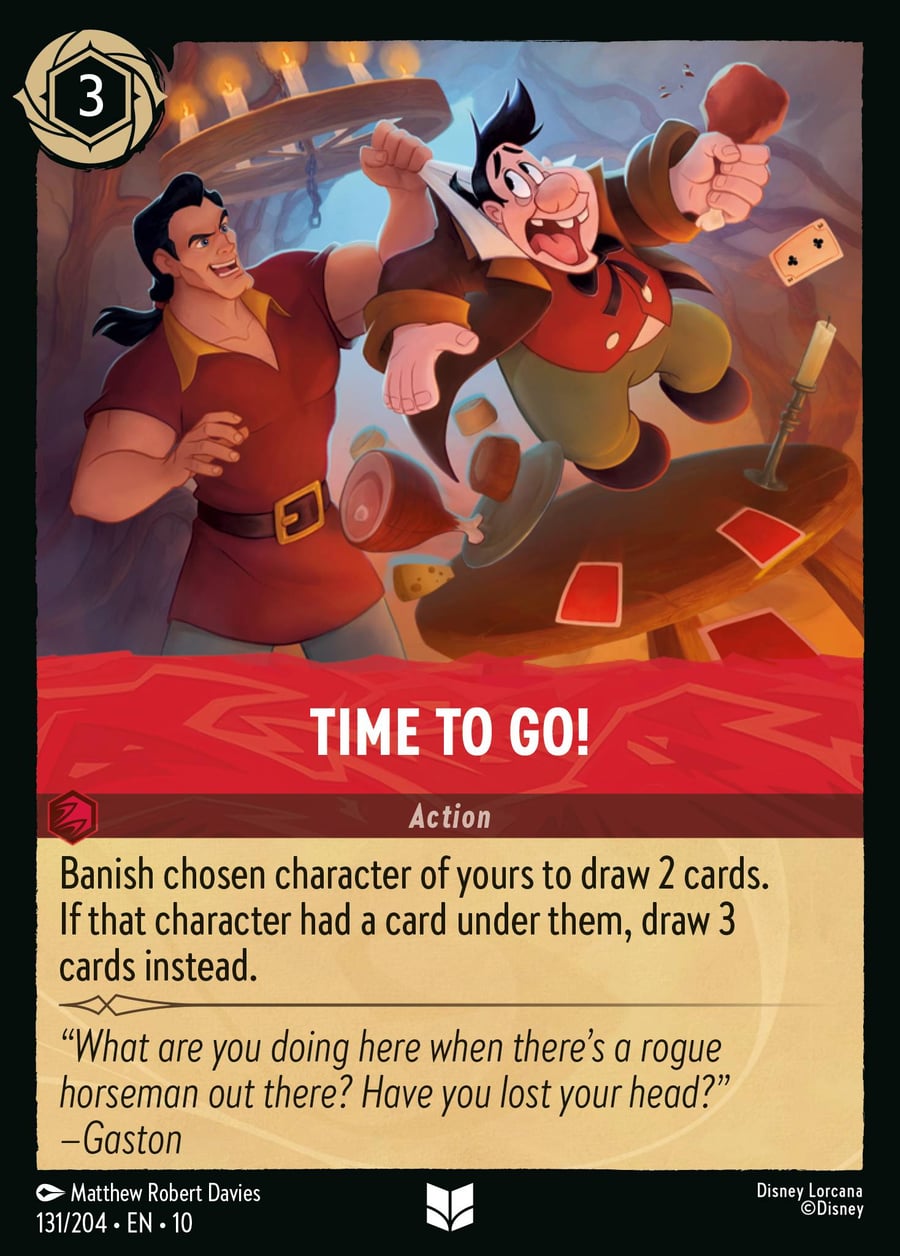 Time to Go! card art