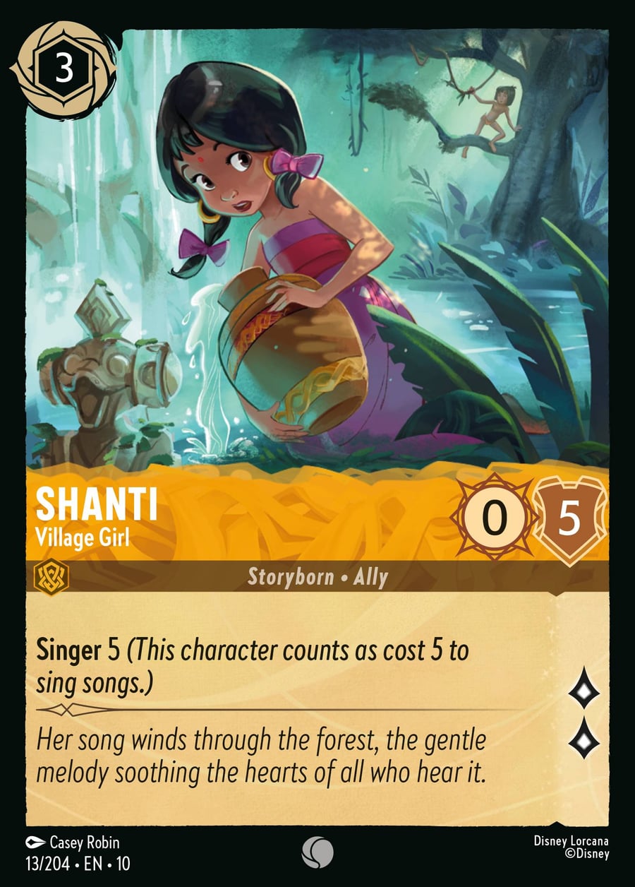 Shanti - Village Girl card art