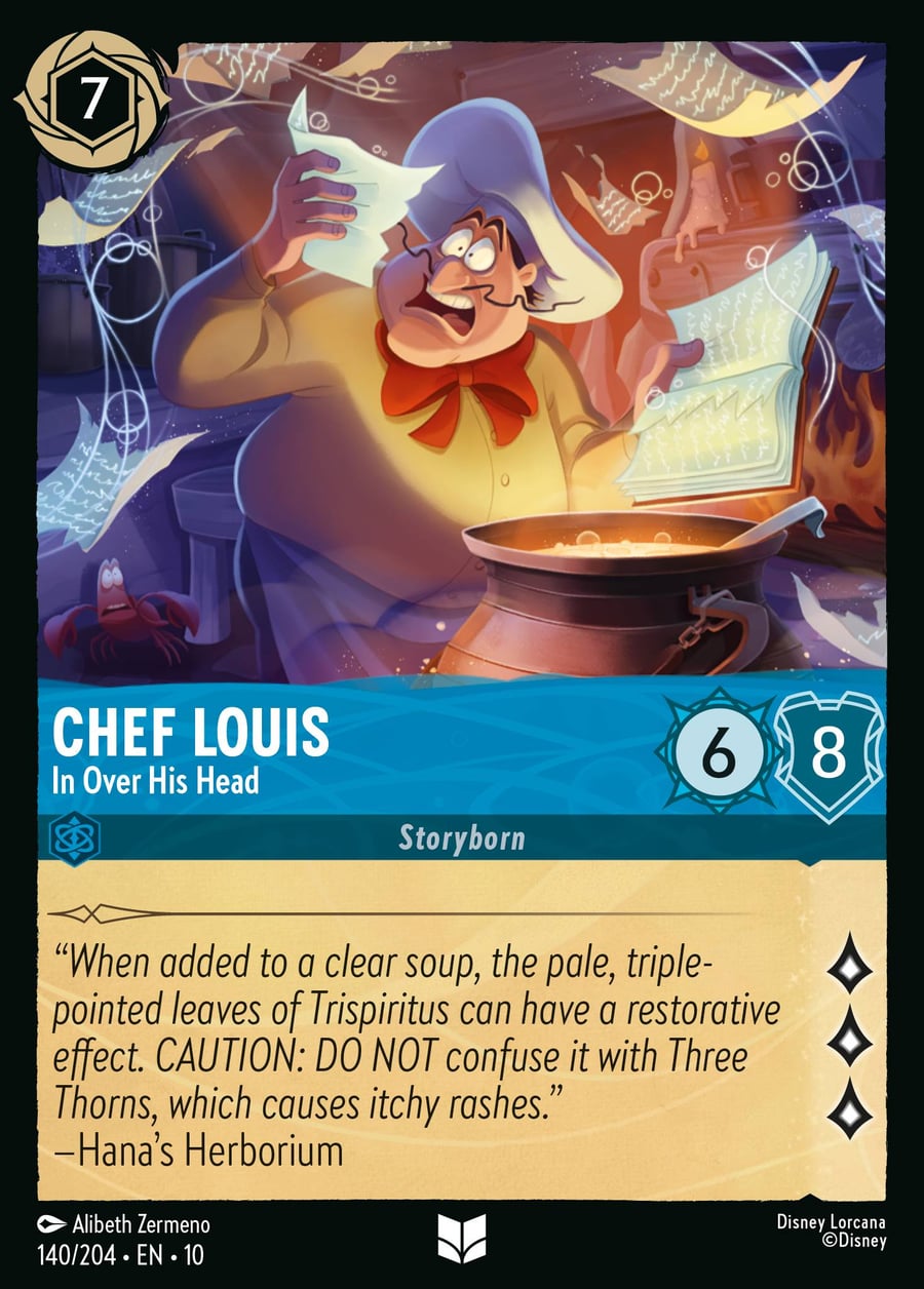Chef Louis - In Over His Head card art