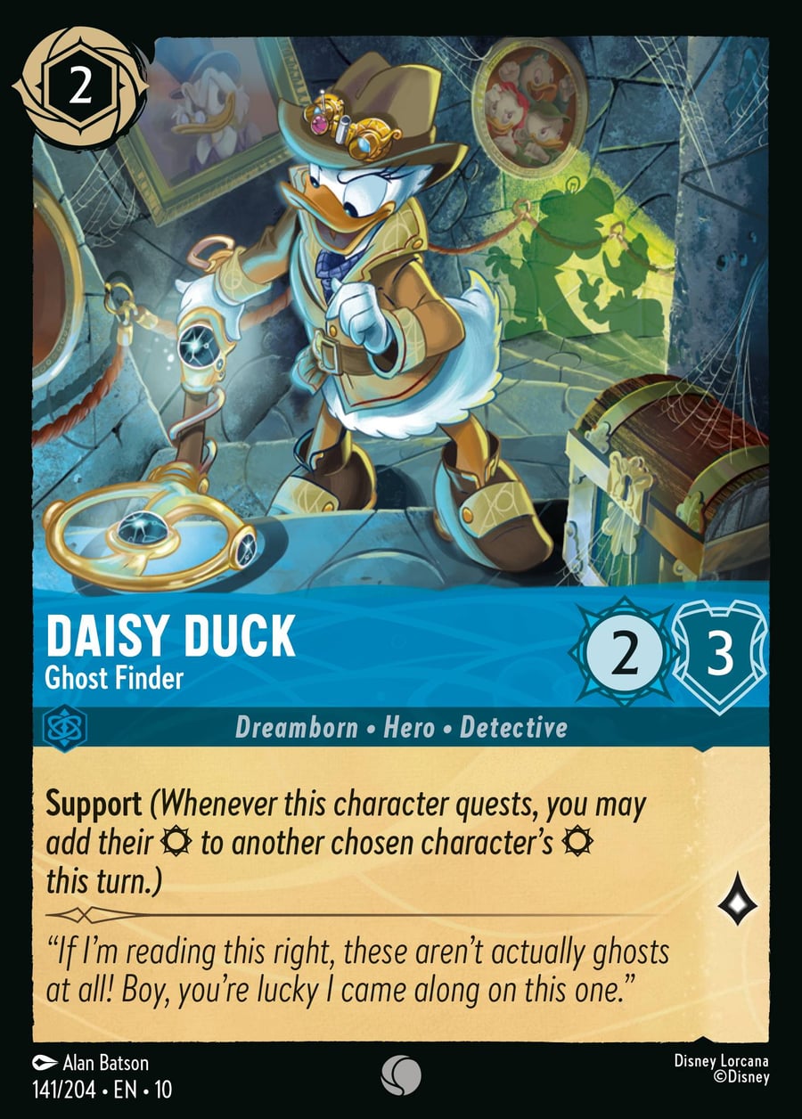 Daisy Duck - Ghost Finder card art