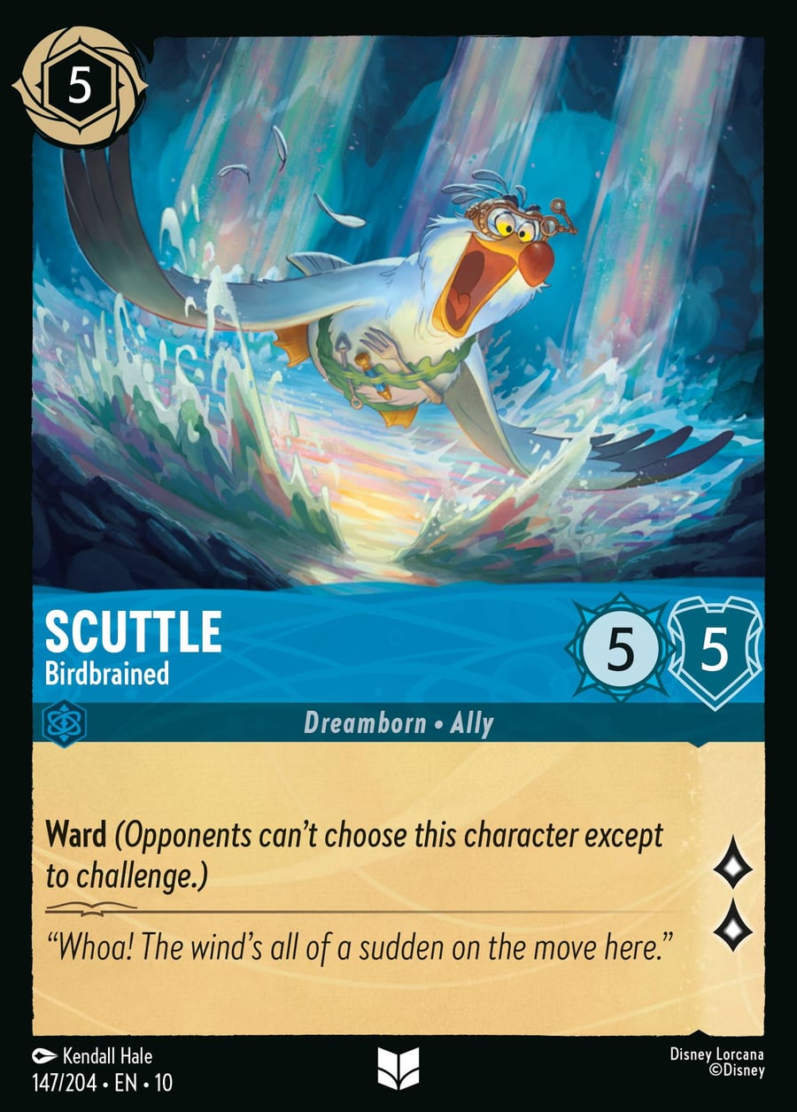 Scuttle - Birdbrained card art