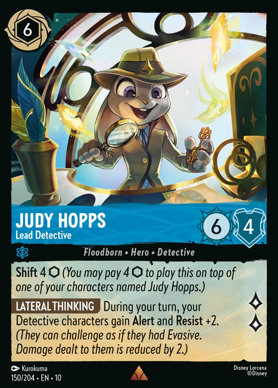 Judy Hopps - Lead Detective card art