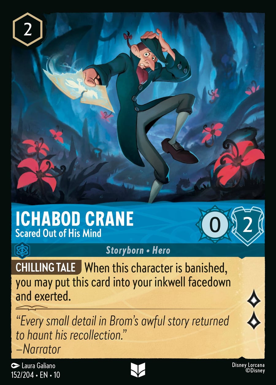Ichabod Crane - Scared Out of His Mind card art