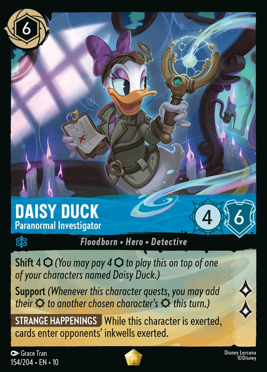 Daisy Duck - Paranormal Investigator card art