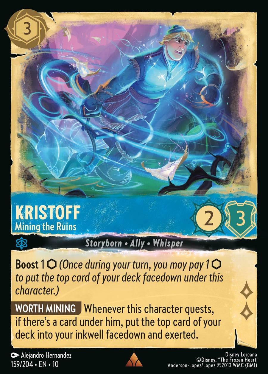 Kristoff - Mining the Ruins card art