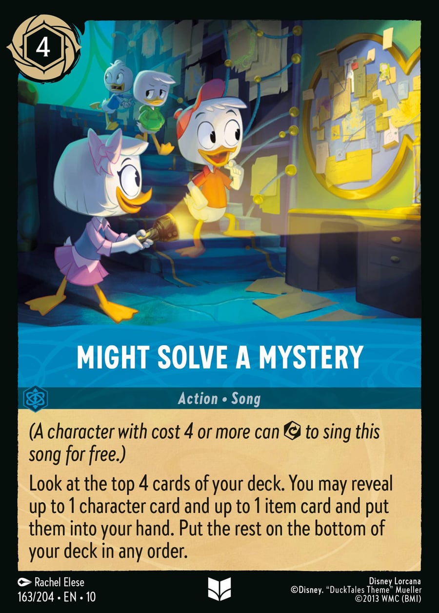 Might Solve a Mystery card art