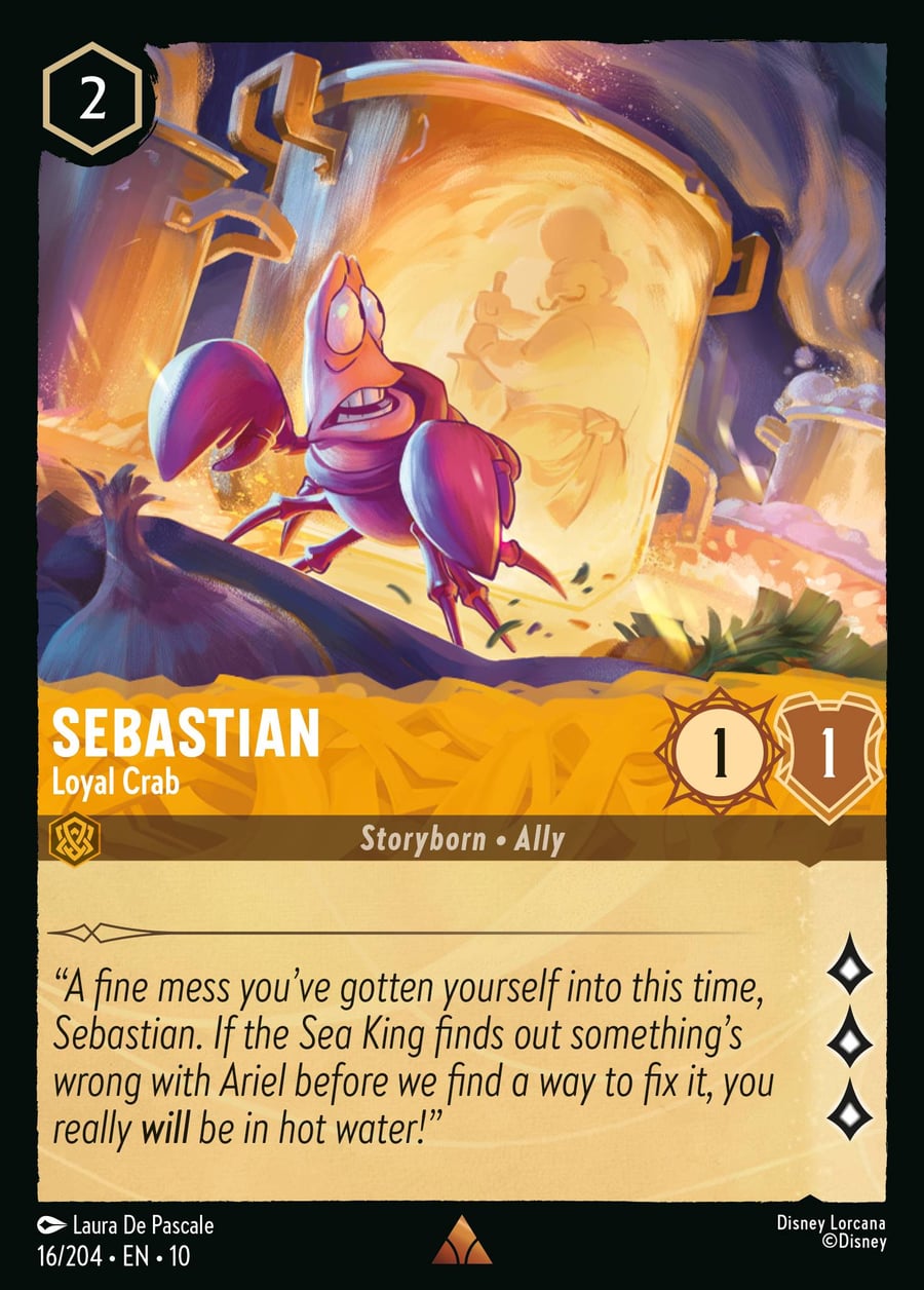 Sebastian - Loyal Crab card art