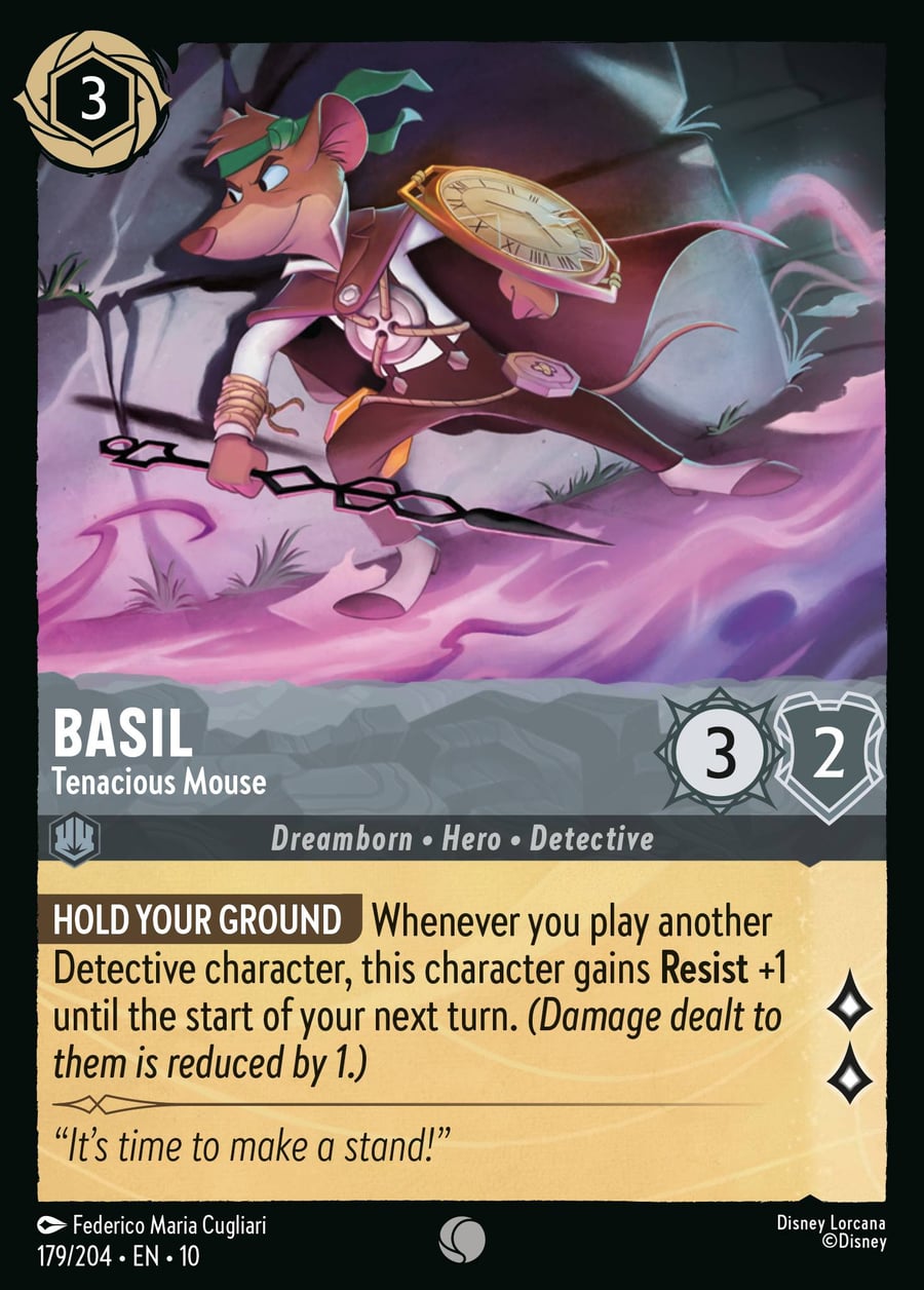 Basil - Tenacious Mouse card art