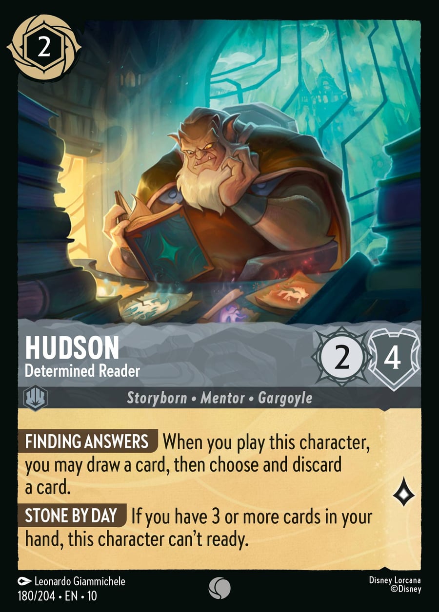 Hudson - Determined Reader card art