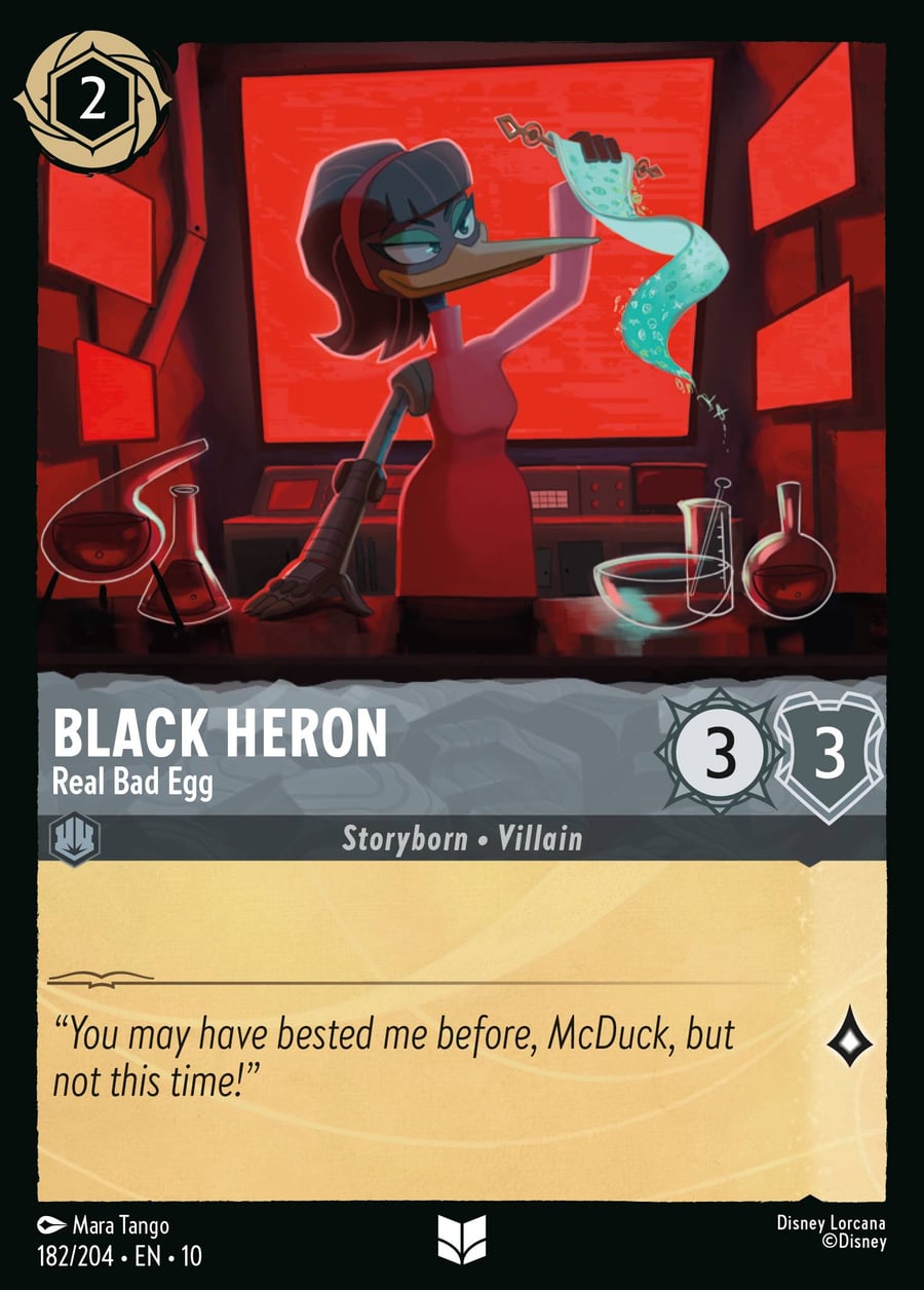 Black Heron - Real Bad Egg card art