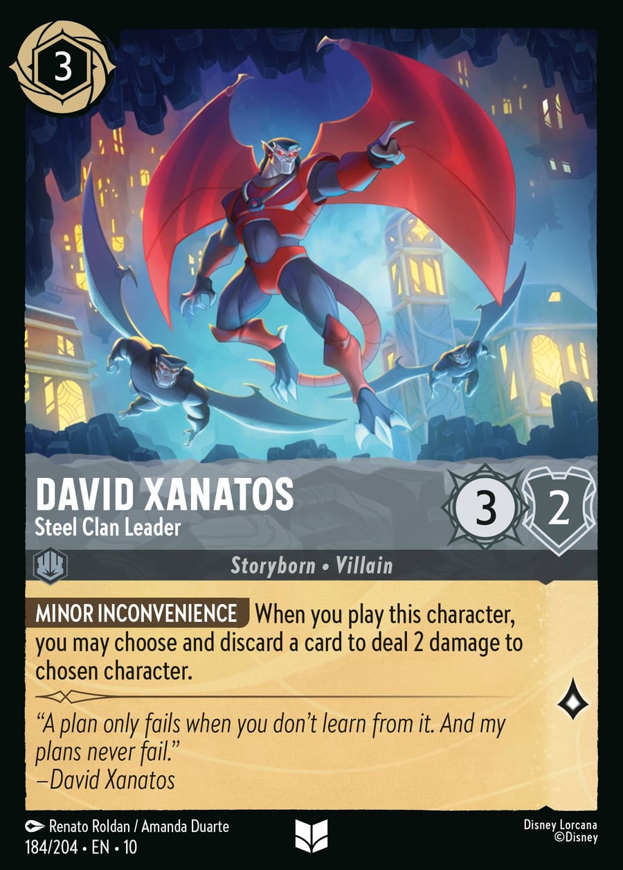 David Xanatos - Steel Clan Leader card art