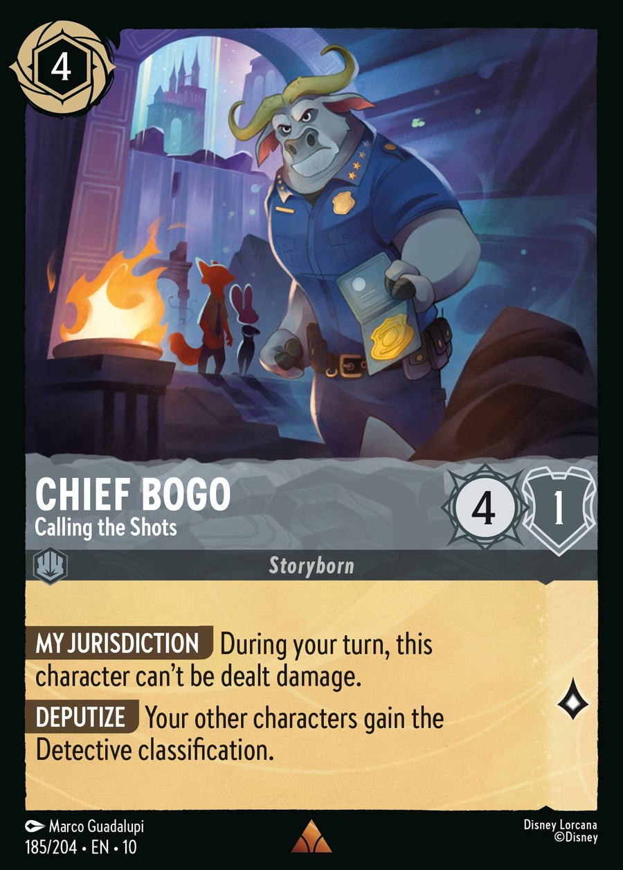 Chief Bogo - Calling the Shots card art