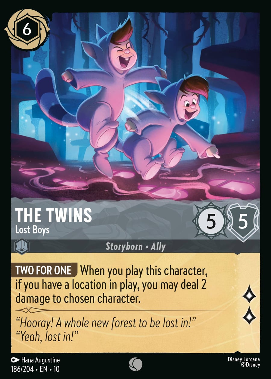 The Twins - Lost Boys card art