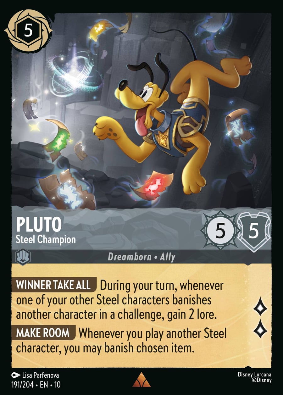 Pluto - Steel Champion card art
